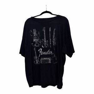 Fender Black Graphic Guitar Tee XXL